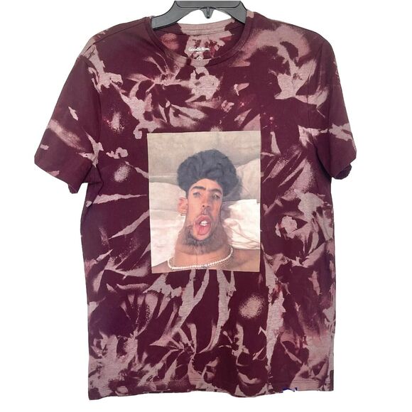 GoodFellow Mens T Shirt Size Medium Graphic Print Tie Dye Street wear Hipster - Picture 1 of 12